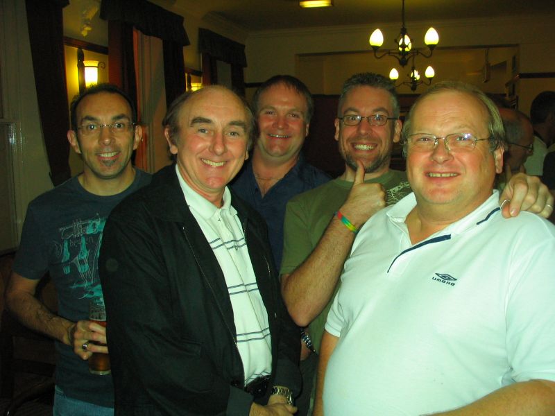 Hadyn Collings, Frank Williams, Owen Thomas, Gareth Robinson and Graham Whiteside